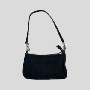 BRANDY MELVILLE Black Suede Shoulder Bag